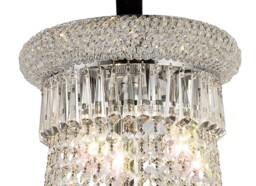 Alexandra Ceiling Pendant Chandelier 18 Light Polished Chrome, Crystal - thumbnail 5