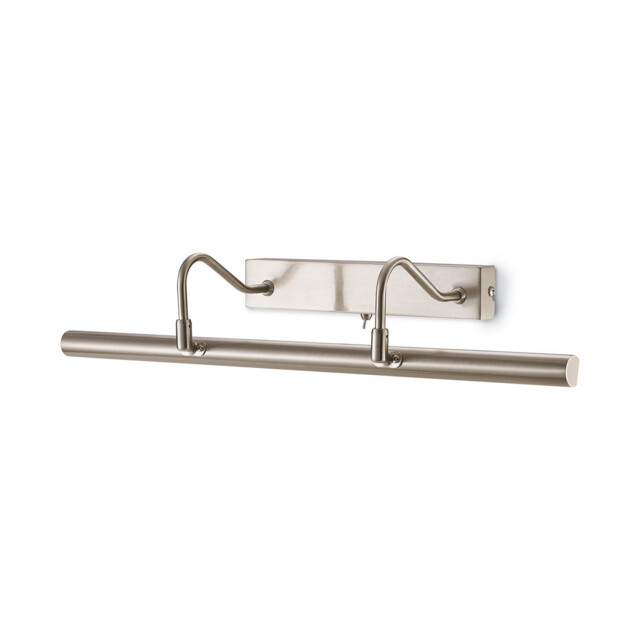 Abacus 16W Replaceable LED Dimmable Picture Light Switched 6000K Satin Nickel - image 1