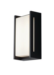 Compact Outdoor LED Aluminum Flush Wall Lamp, Anthracite, IP54, 4000K