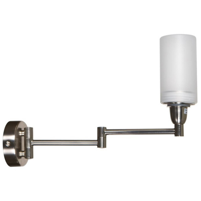 Classic Bathroom Wall Light Satin Nickel IP44