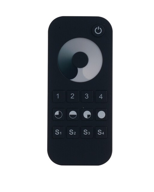 Fan Rf 2.4G Remote Control Dimming Light 4 Zone 1 Channel 2Xaaa Not Included