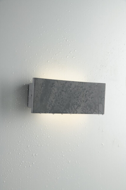 PARKER Outdoor LED Up Down Light Grey, IP65 512lm 4000K 30x10.2x4.5cm - image 1