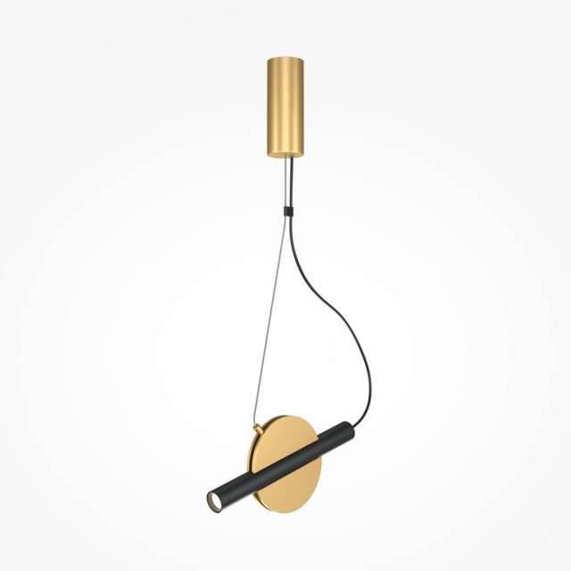 Maytoni Enigma Modern Integrated LED Pendant Ceiling Light Brass 3000K - image 1