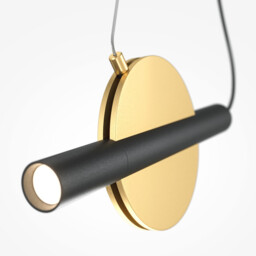 Maytoni Enigma Modern Integrated LED Pendant Ceiling Light Brass 3000K - thumbnail 5