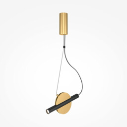 Maytoni Enigma Modern Integrated LED Pendant Ceiling Light Brass 3000K - thumbnail 1