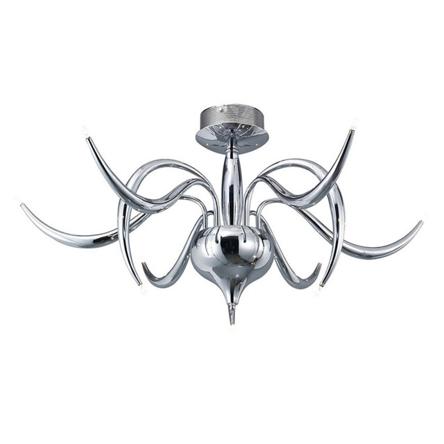 Llamas Ceiling 9 Light G4 Polished Chrome, NOT LED/CFL Compatible - image 1