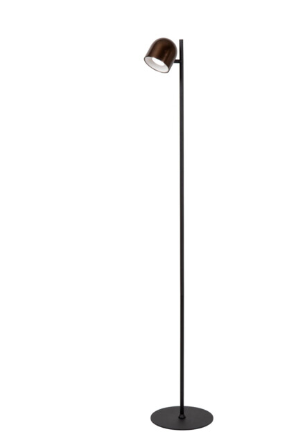 Lucide SKANSKA RECH - Rechargeable Floor lamp Indoor/Outdoor - Ø 23 cm - LED Dim. - CCT - 1x3W 3000K/6000K - IP44 - Coffee - image 1