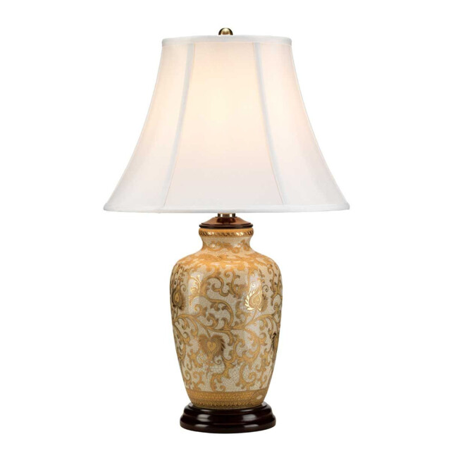 Gold Thistle 1 Light Table Lamp Gold, E27 - image 1