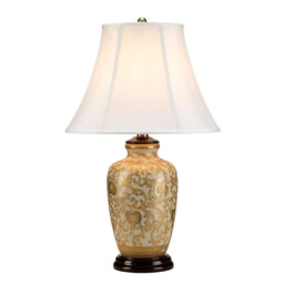 Gold Thistle 1 Light Table Lamp Gold, E27 - thumbnail 1
