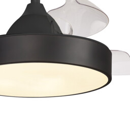 Alaska 45W LED Dimmable Ceiling Light With Built-In 25W DC Fan, 2700-5000K Remote & APP Control, 2500lm, Black, 5yrs Warranty - thumbnail 5
