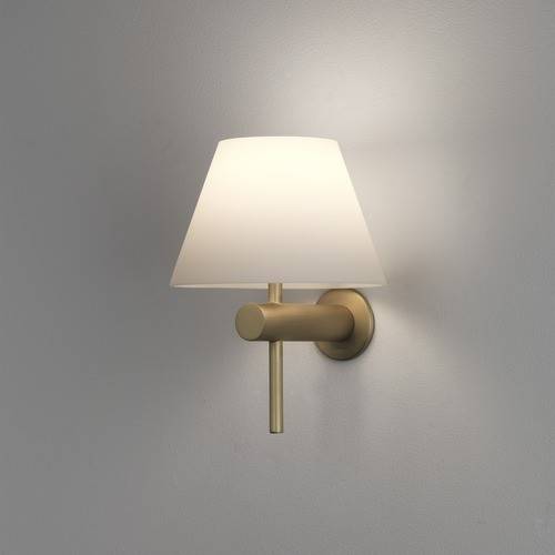 Roma Bathroom Wall Light Matt Gold IP44, G9