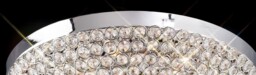 Ava Flush Ceiling 4 Light Polished Chrome, Crystal - thumbnail 5