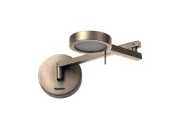 Newburgh Adjustable Swing Arm Wall Lamp ,  Reader, 1 x 8W LED, 3000K, Satin Nickel - thumbnail 3