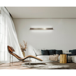 Elegance 61cm Linear Up & Down Wall Lamp, 24W LED, 3000K, 2800lm, Brushed Grey, 3yrs Warranty - thumbnail 5