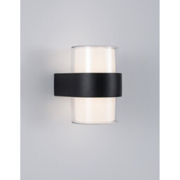Darf 2 Light Outdoor Up Down Wall Lamp Sandy Black Aluminium ABS LED 2x5W 840Lm 3000K IP65 - thumbnail 5