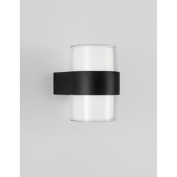 Darf 2 Light Outdoor Up Down Wall Lamp Sandy Black Aluminium ABS LED 2x5W 840Lm 3000K IP65 - thumbnail 3