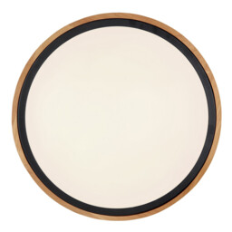 Bruno 31cm Outdoor Decorative Flush Matt Black LED 3000-6000K - thumbnail 3