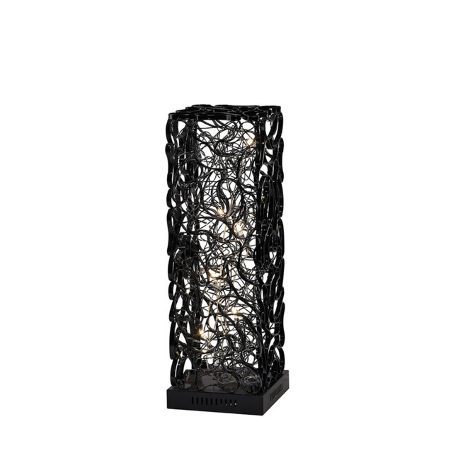 (DH) Essen Table Lamp 6 Light G4 Black/Silver, NOT LED/CFL Compatible - image 1