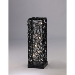 (DH) Essen Table Lamp 6 Light G4 Black/Silver, NOT LED/CFL Compatible - thumbnail 2