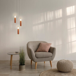 Spark Pendant, 7W LED, 3000K, 530lm, Rose Gold, 3yrs Warranty - thumbnail 5