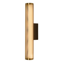 Zambelis Integrated Led Wall Lamp Black Matt-Brass LED 3000K