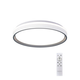 Verona 50cm Round Ceiling 55W LED With Remote Control 2700K-5000K, 7350lm, Grey, 3yrs Warranty