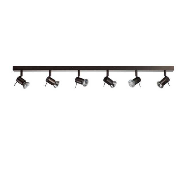 Penna 6 Light Spotlight Bar Bronze