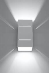 Blocco 1 Light Flush Wall Light White, G9 - thumbnail 3