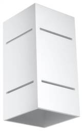 Blocco 1 Light Flush Wall Light White, G9 - thumbnail 1