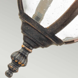 Cleveland Outdoor Wall Lantern Weathered Bronze, IP44 - thumbnail 3