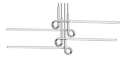 Cinto Semi Flush Ceiling Light Pendant 42W LED, 3000K, 3360lm, Polished Chrome - thumbnail 5