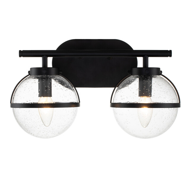 Hinkley Hollis Bathroom Wall Lamp Black, IP44 - image 1