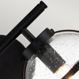 Hinkley Hollis Bathroom Wall Lamp Black, IP44 - thumbnail 5