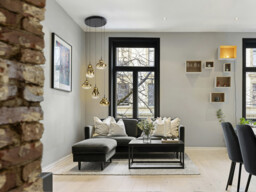 Aledis Cluster Pendant Ceiling 5 Light Black, Gold LED 3000K - thumbnail 2