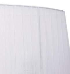 Louise Wall Lamp Right 2 Light E27 with White Shade Polished Chrome, Clear Crystal - thumbnail 5