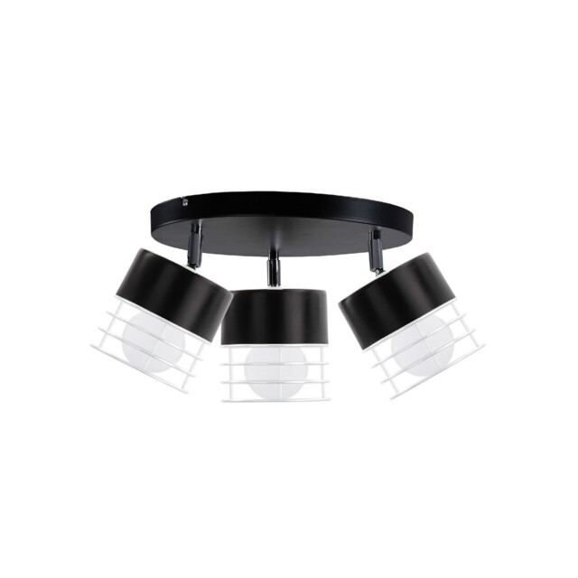 Mao Ceiling Spotlight Clusters Black, 32cm, 3x E27