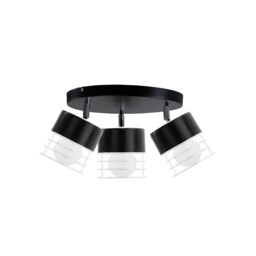 Mao Ceiling Spotlight Clusters Black, 32cm, 3x E27