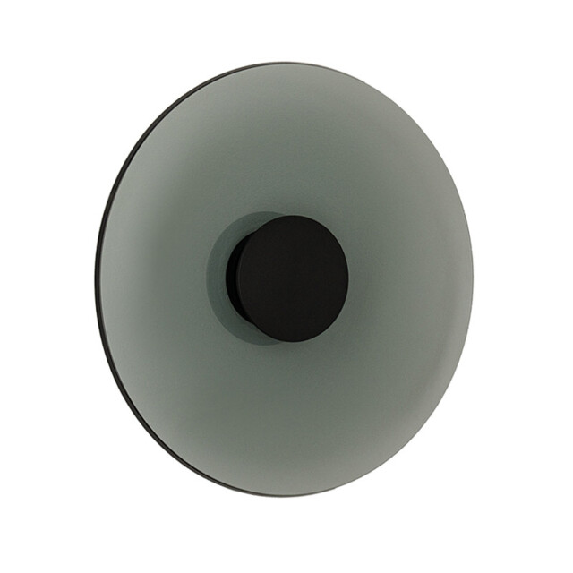 Aerisca 50cm Integrated Led Wall Lamp Black Matt-Smoked Glass LED 2700-3000K Dimmable - image 1