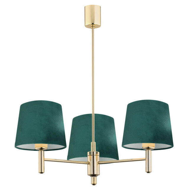 Ponte Plus Multi Arm Pendant Ceiling 3 Light Green, Dark Brass Steel - image 1