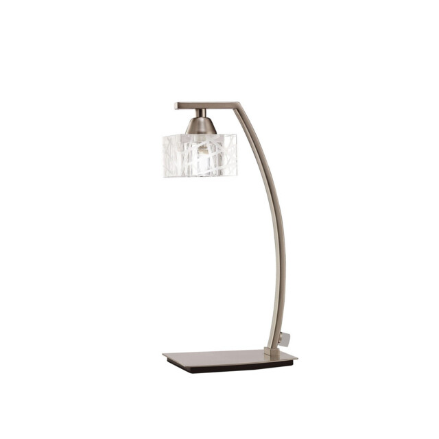 Zen Table Lamp 1 Light G9, Satin Nickel - image 1
