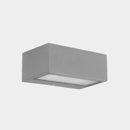 Nemesis Outdoor LED Up Down Light Grey, Opal IP65 17.5W 2700K - Special Offer