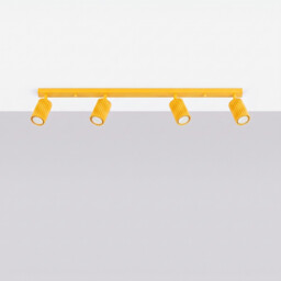 Karbon Ceiling Spotlight Bar Yellow 4x GU10 - thumbnail 2
