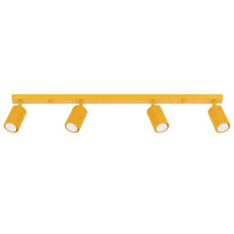 Karbon Ceiling Spotlight Bar Yellow 4x GU10 - thumbnail 1