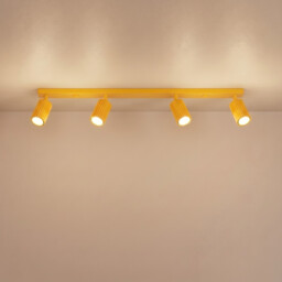 Karbon Ceiling Spotlight Bar Yellow 4x GU10 - thumbnail 3
