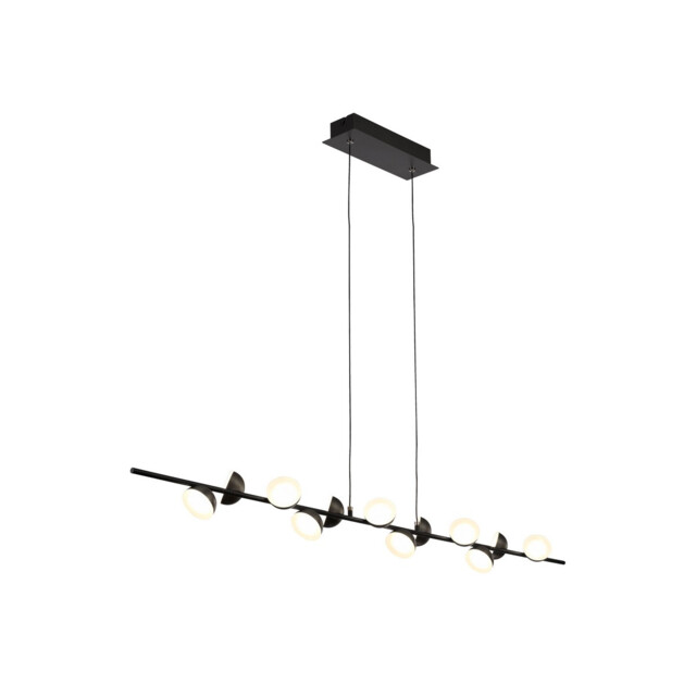 Adn 12 Light Linear Pendant 100cm, 36W LED, 3000K, 2150lm, Black, 3yrs Warranty - image 1