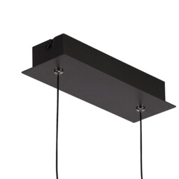 Adn 12 Light Linear Pendant 100cm, 36W LED, 3000K, 2150lm, Black, 3yrs Warranty - thumbnail 3
