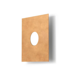 Square Lifestyle Metal Surface Mounted Ceiling Light - Leaf Gold Finish, 1x GX53 - thumbnail 3