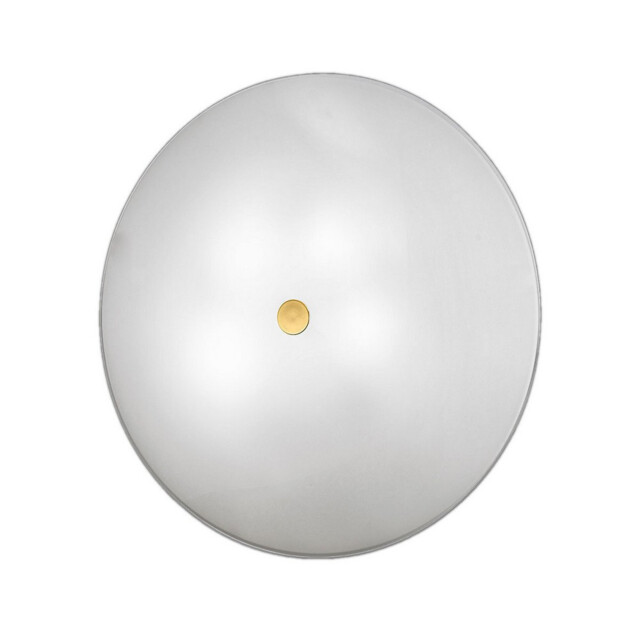 Centro Designer Glass Simple Flush Ceiling Light Polished Gold, 4x E27 - image 1