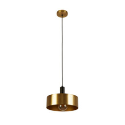 Knox Pendant Black, Gold Metal - thumbnail 2