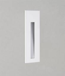 Borgo 55 3000K LED 1 Light Indoor Recessed Marker Wall Light White